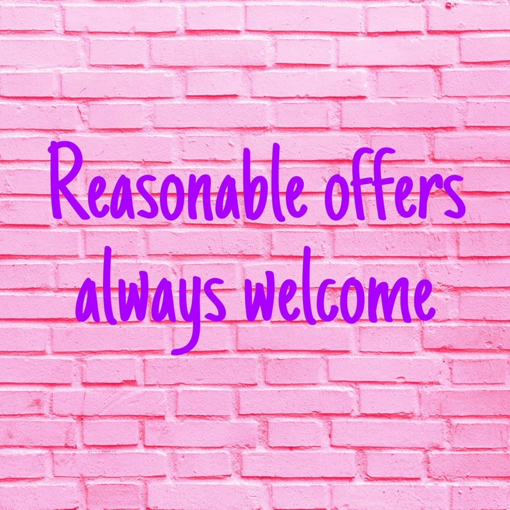 Reasonable offers are always welcome :)